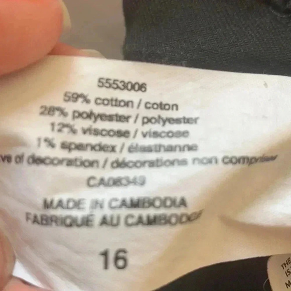 Jessica  Simpson, high rise ankle jean, size 16, EUC - Picture 4 of 6